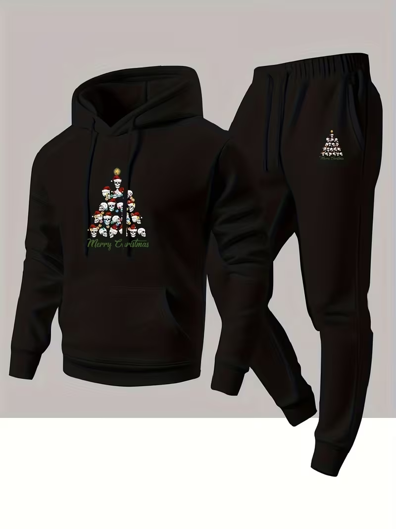 Winter Clothing Clearance - Men's Autumn Winter Christmas Fashion Two-Piece