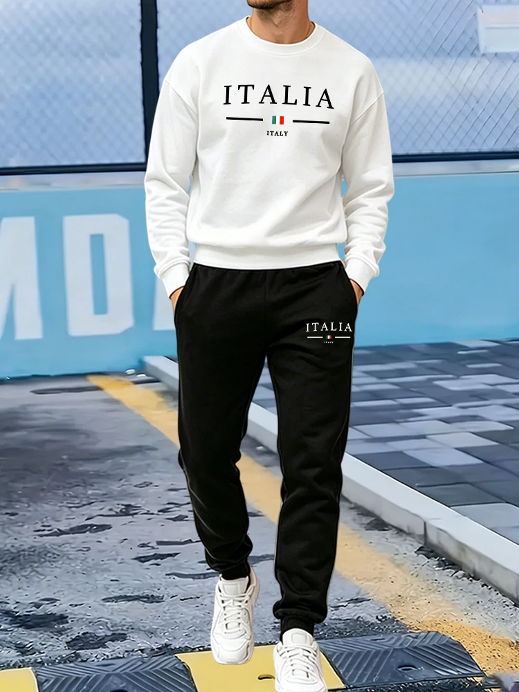 Winter Clothing Outdoor - 2026 Men's Tracksuit Print Casual O