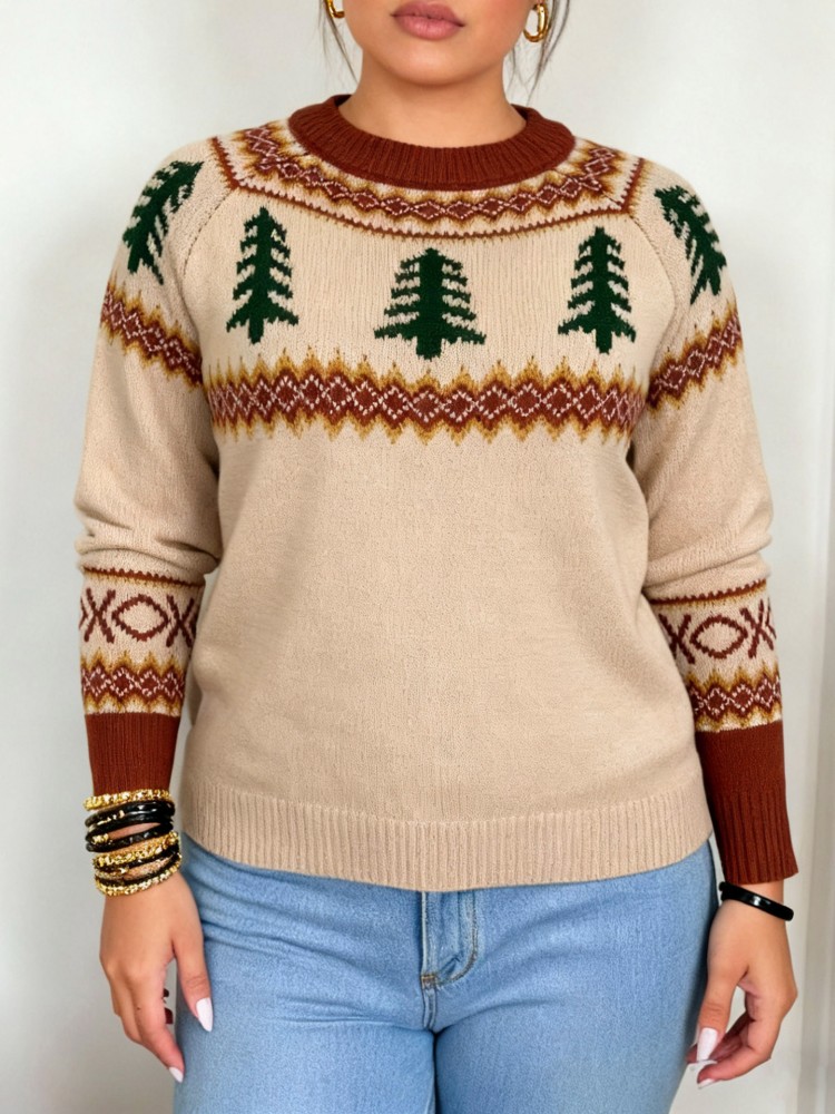 Winter Clothing Outdoor - Women's Plus Size L-3XL Casual Knitted
