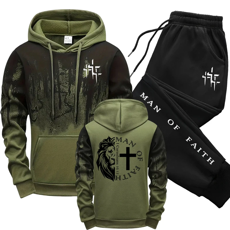 Winter Clothing Gear - Man of Faith Pattern Men's Set
