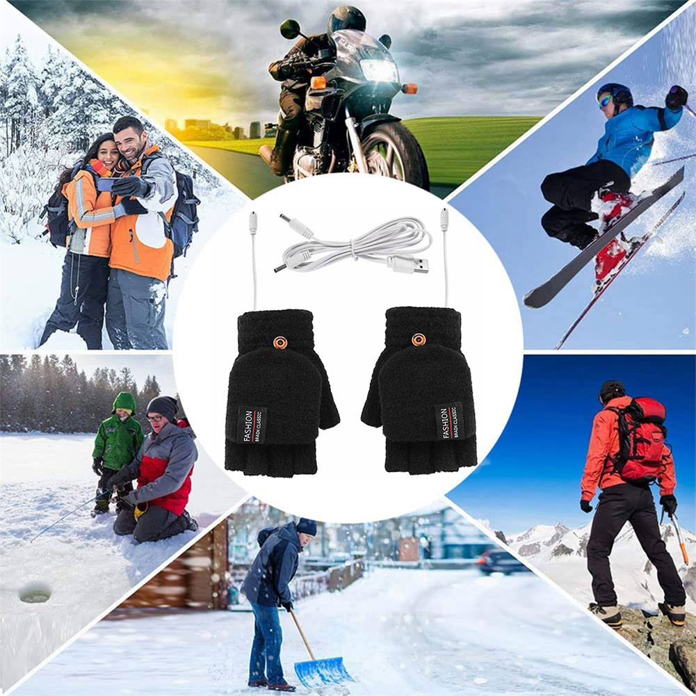 Electric USB Heating Gloves Ha - Hand Warmer Reusable ulasan dan harga