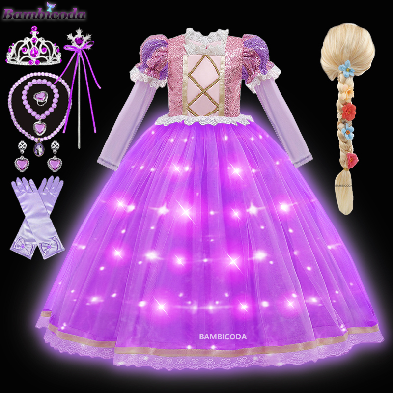 Princess Rapunzel  LED Light U - Winter Clothing Storage ulasan dan harga