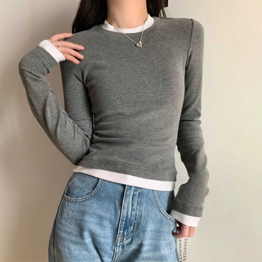 False 2 pieces Korean Fashion  - Y2K Winter Clothing ulasan dan harga