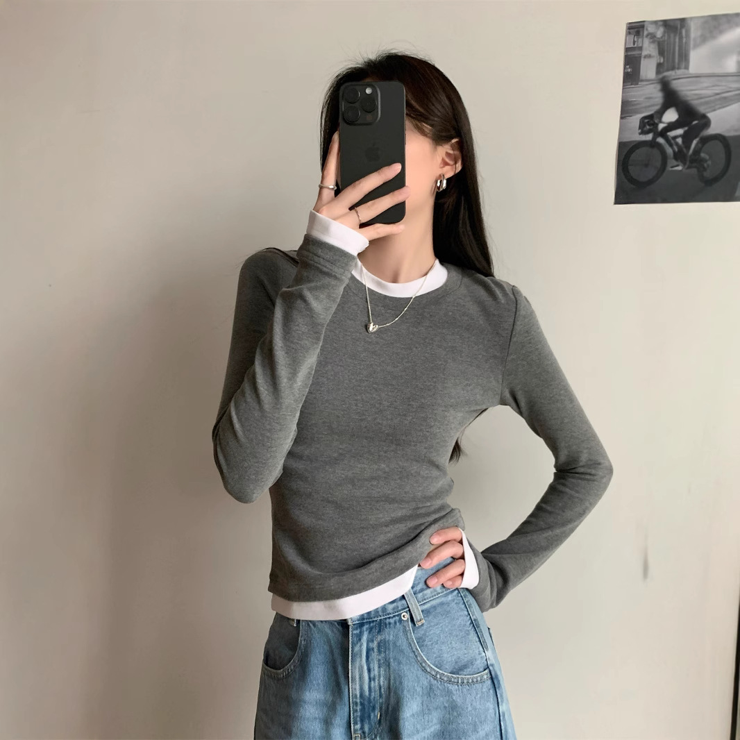 False 2 pieces Korean Fashion  - Y2K Winter Clothing ulasan dan harga
