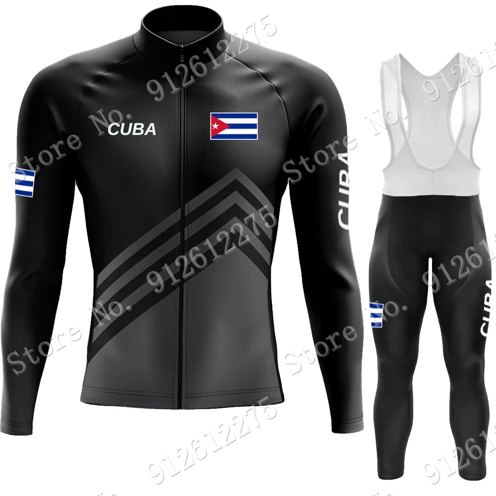 Cuba Cycling Jersey Set Cyclin - Winter Clothing Men Sale ulasan dan harga
