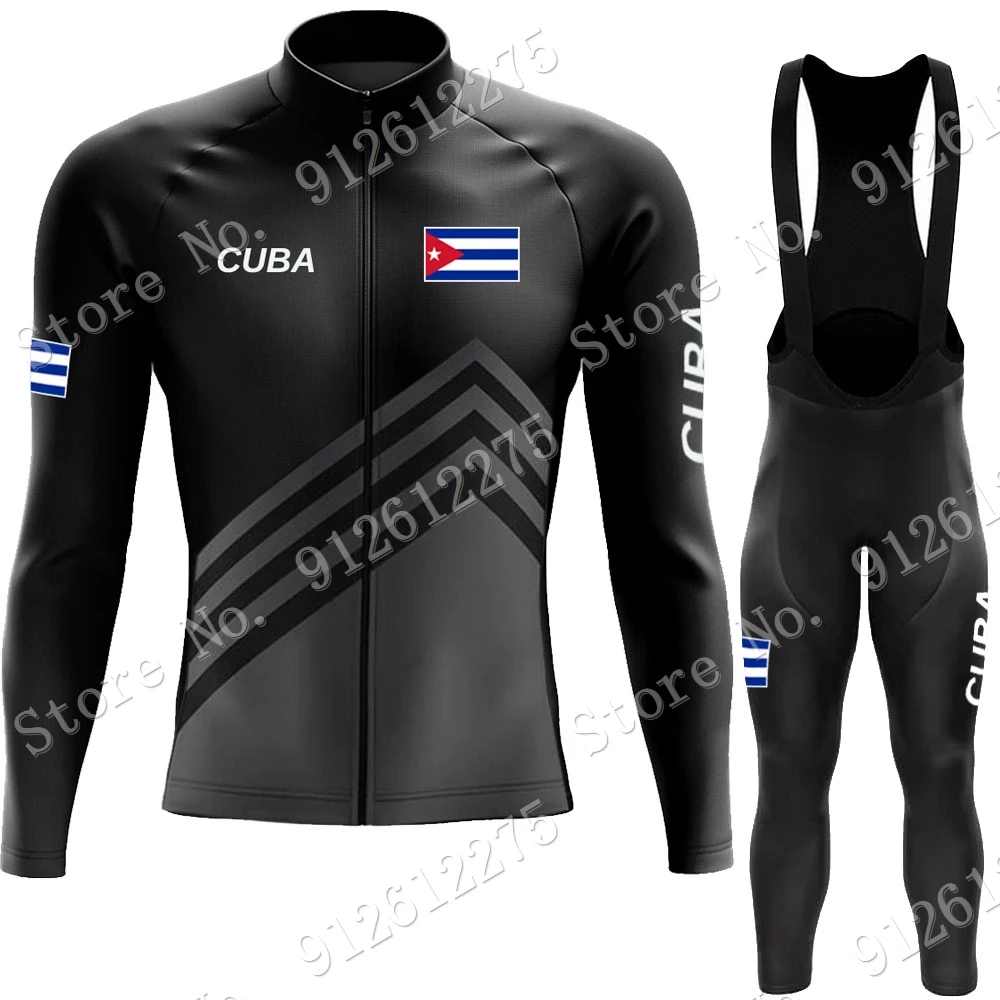 Cuba Cycling Jersey Set Cyclin - Winter Clothing Men Sale ulasan dan harga