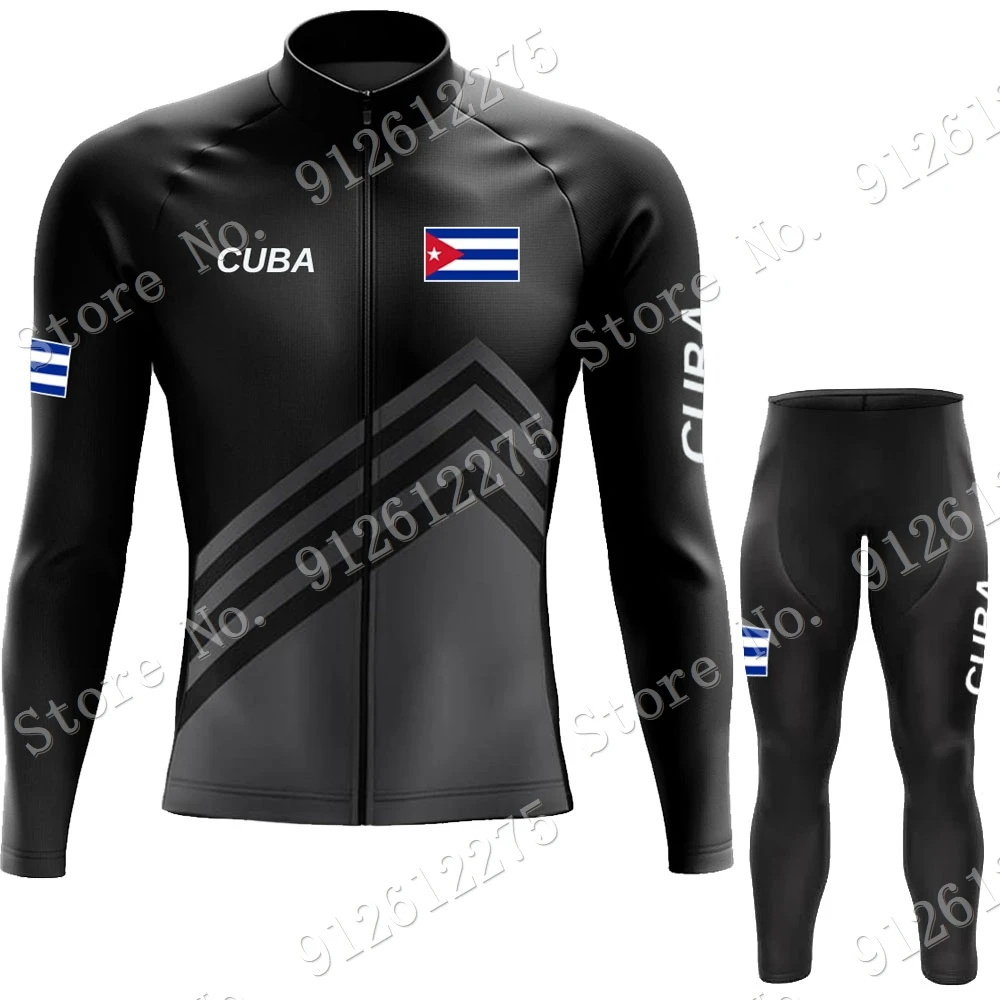 Cuba Cycling Jersey Set Cyclin - Winter Clothing Men Sale ulasan dan harga