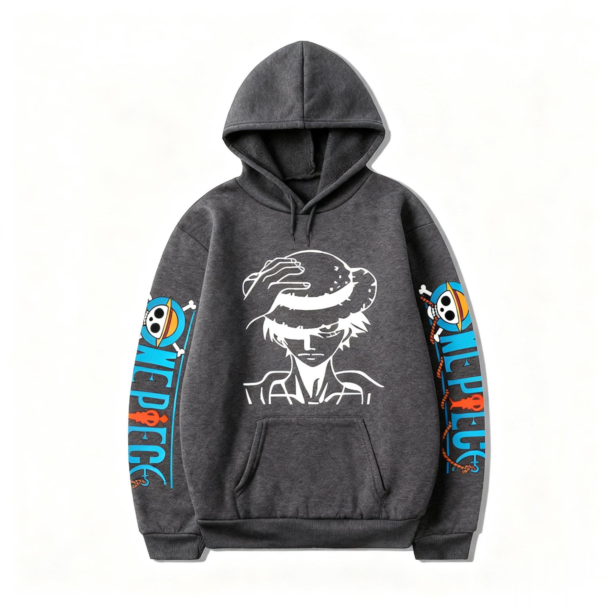 One Piece Luffy Anime Hoodie M - Winter Clothing In Japan ulasan dan harga