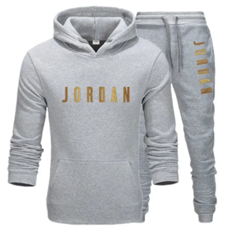 Men's printed sports suit hood - Winter Clothing Gear ulasan dan harga