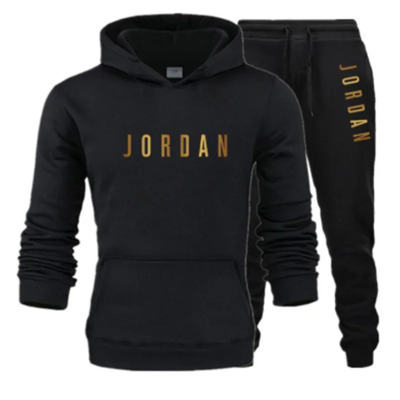 Men's printed sports suit hood - Winter Clothing Gear ulasan dan harga