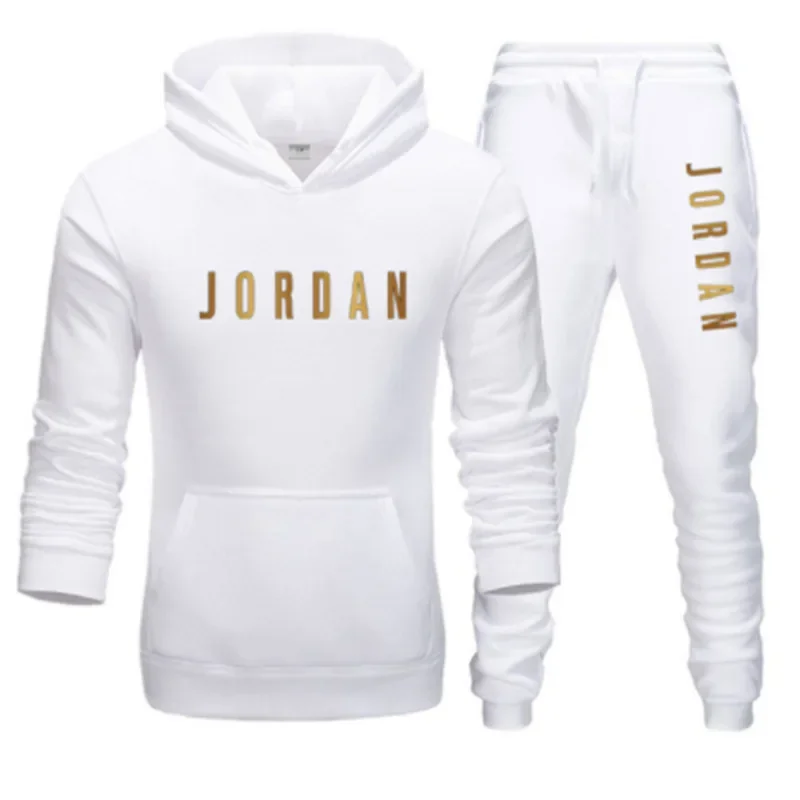 Men's printed sports suit hood - Winter Clothing Gear ulasan dan harga