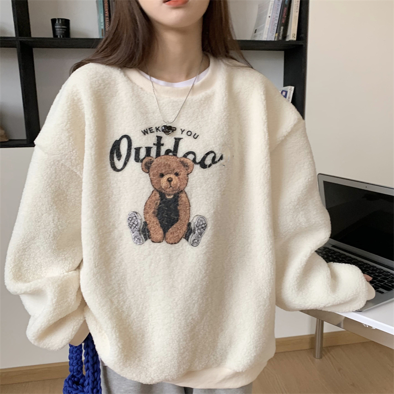Affordable Warm Lamb Fur Sweat - Winter Clothing Affordable ulasan dan harga