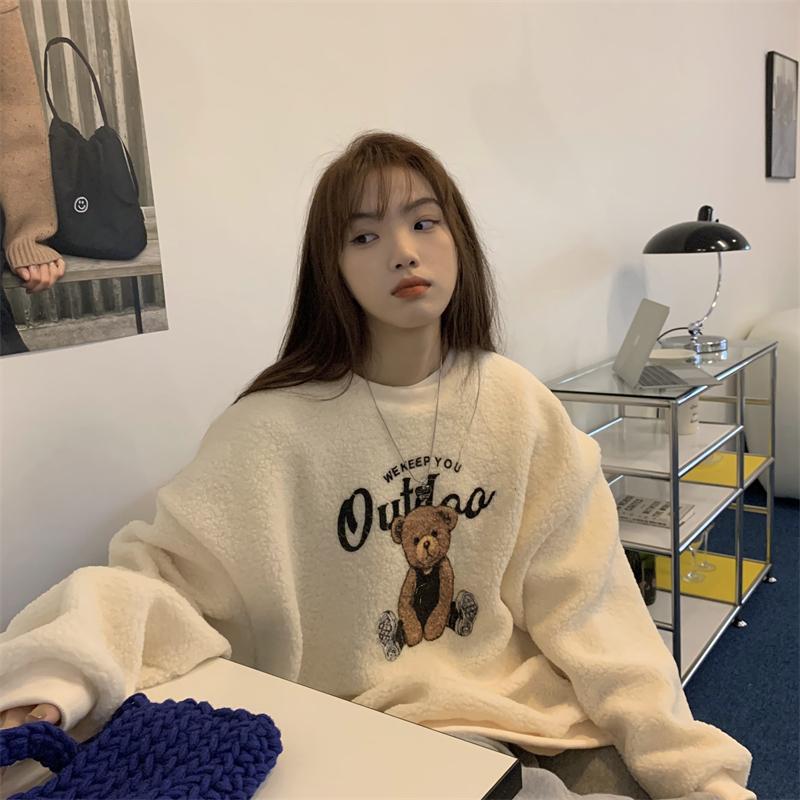 Affordable Warm Lamb Fur Sweat - Winter Clothing Affordable ulasan dan harga