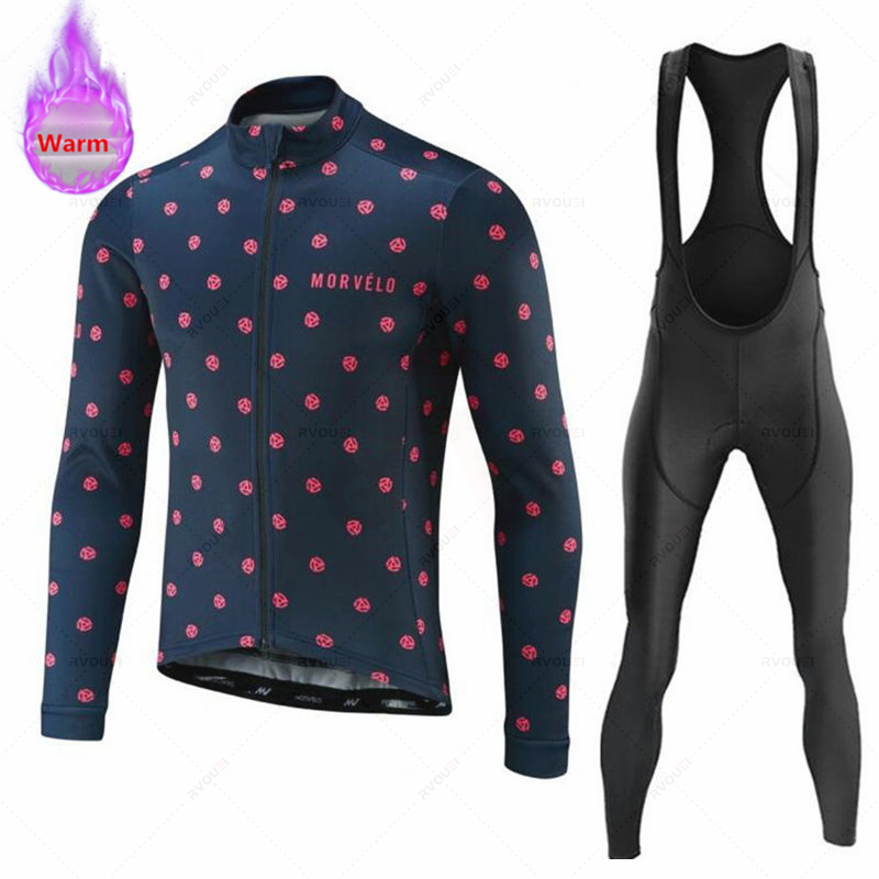 Morvelo-Thermal Fleece Cycling - Winter Clothing Men Sale ulasan dan harga