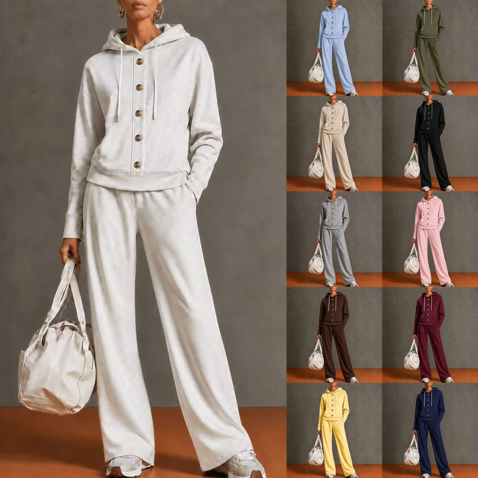 Fall and winter solid color ho - Winter Clothing Affordable ulasan dan harga
