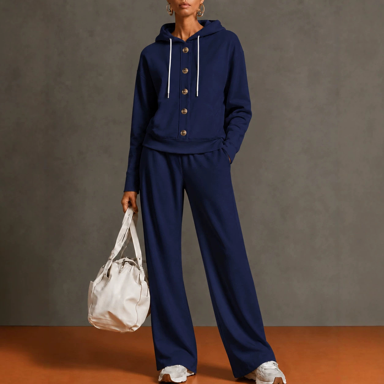 Fall and winter solid color ho - Winter Clothing Affordable ulasan dan harga