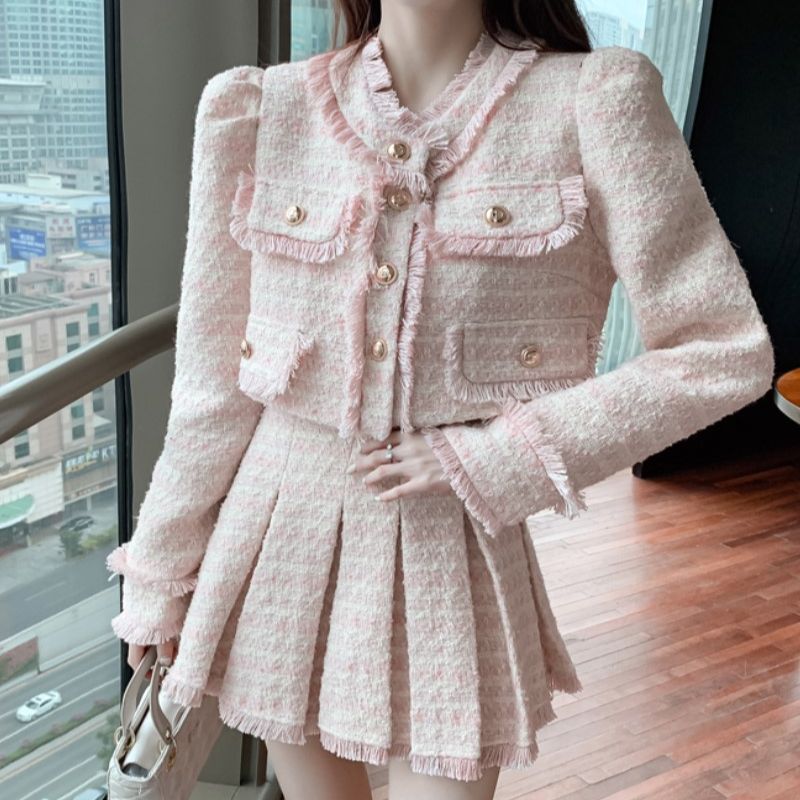 Women Elegant Tassel Y2K Korea - Y2K Winter Clothing ulasan dan harga