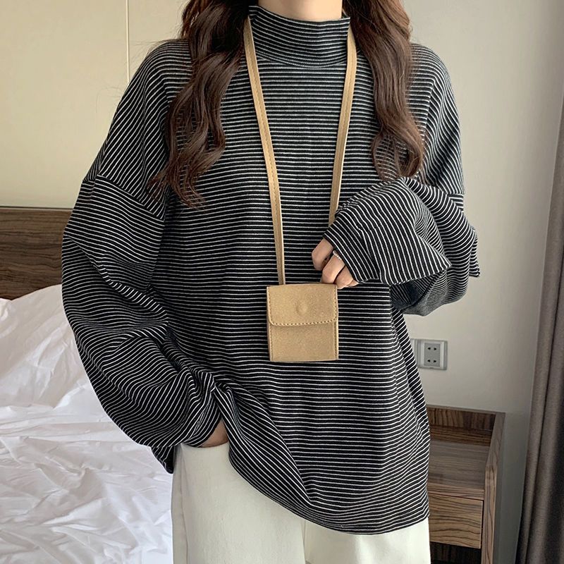 Autumn Winter Half High Collar - Winter Clothing Affordable ulasan dan harga