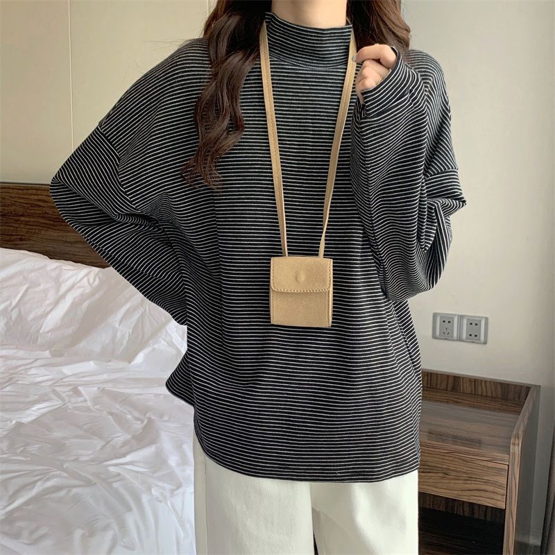Autumn Winter Half High Collar - Winter Clothing Affordable ulasan dan harga