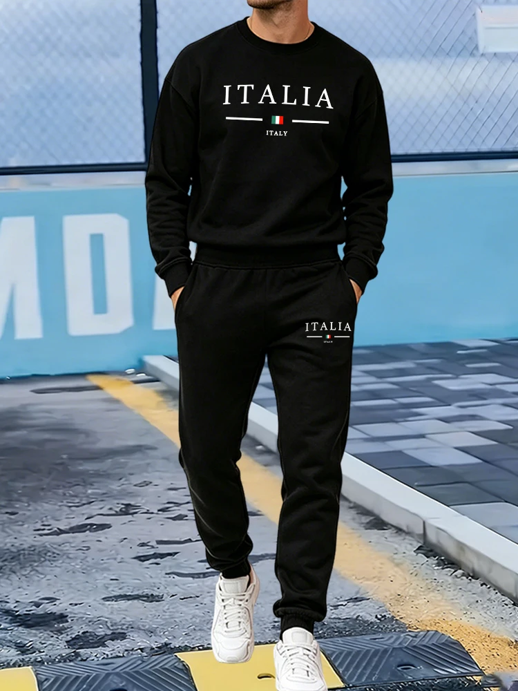 2026 Men's Tracksuit Print Cas - Winter Clothing Outdoor ulasan dan harga