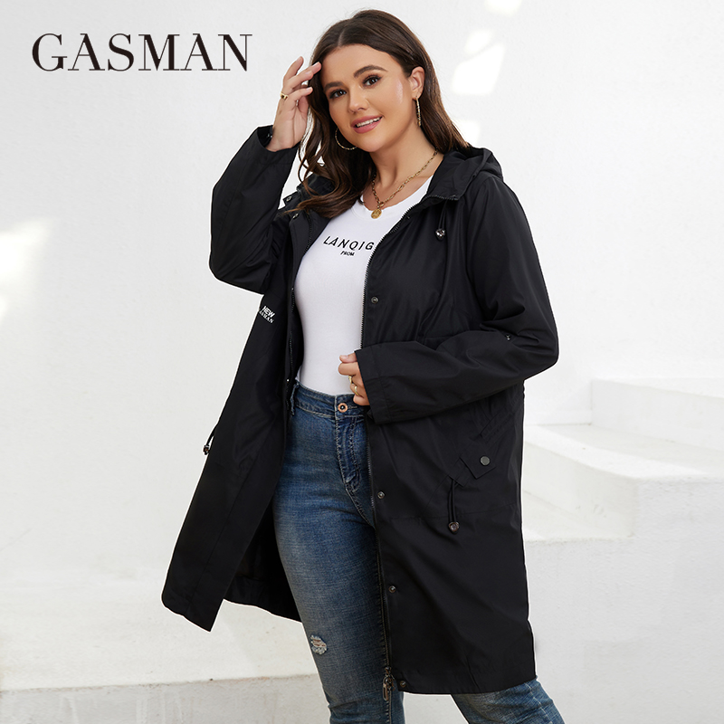 GASMAN Autumn  Trench Coat Plu - Winter Clothing Women Sale ulasan dan harga