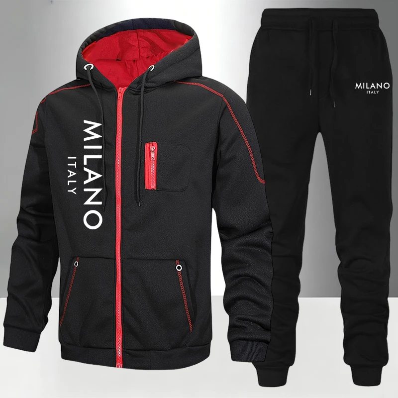 2026 New Men's Tracksuit Casua - Winter Clothing Outdoor ulasan dan harga