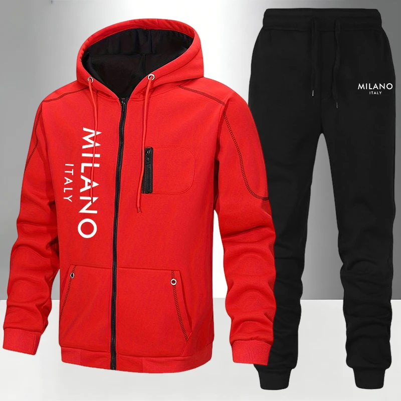2026 New Men's Tracksuit Casua - Winter Clothing Outdoor ulasan dan harga