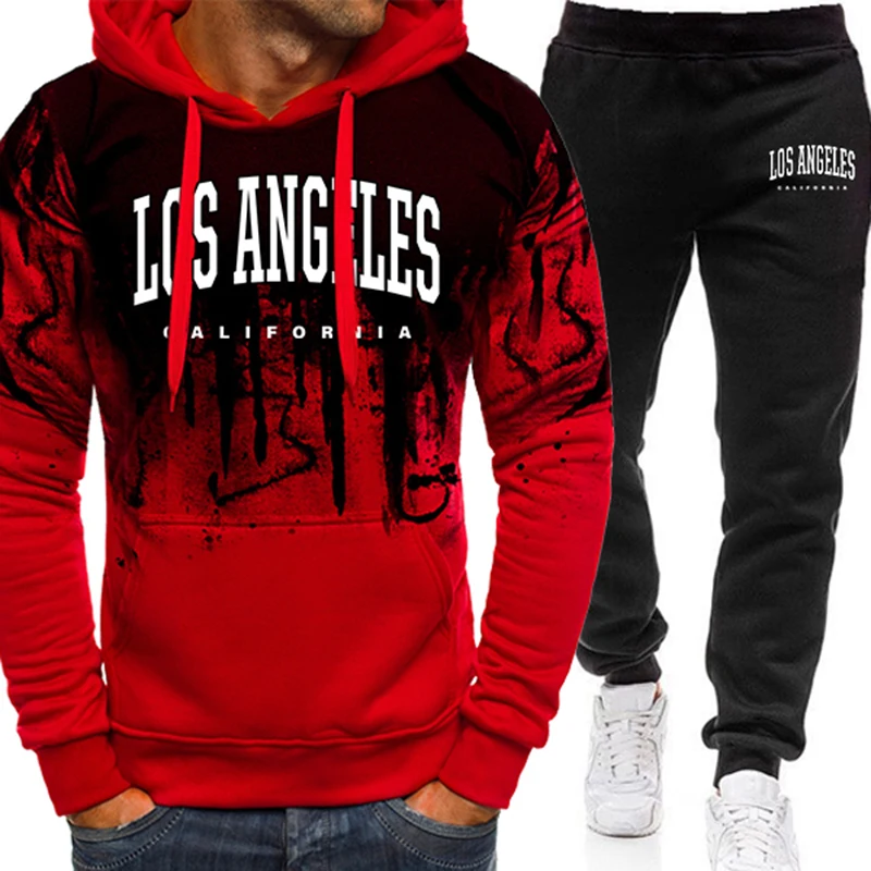 Fashion Men's Tracksuit Print  - Winter Clothing Outdoor ulasan dan harga