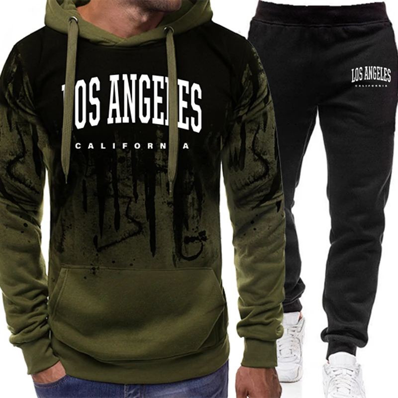 Fashion Men's Tracksuit Print  - Winter Clothing Outdoor ulasan dan harga