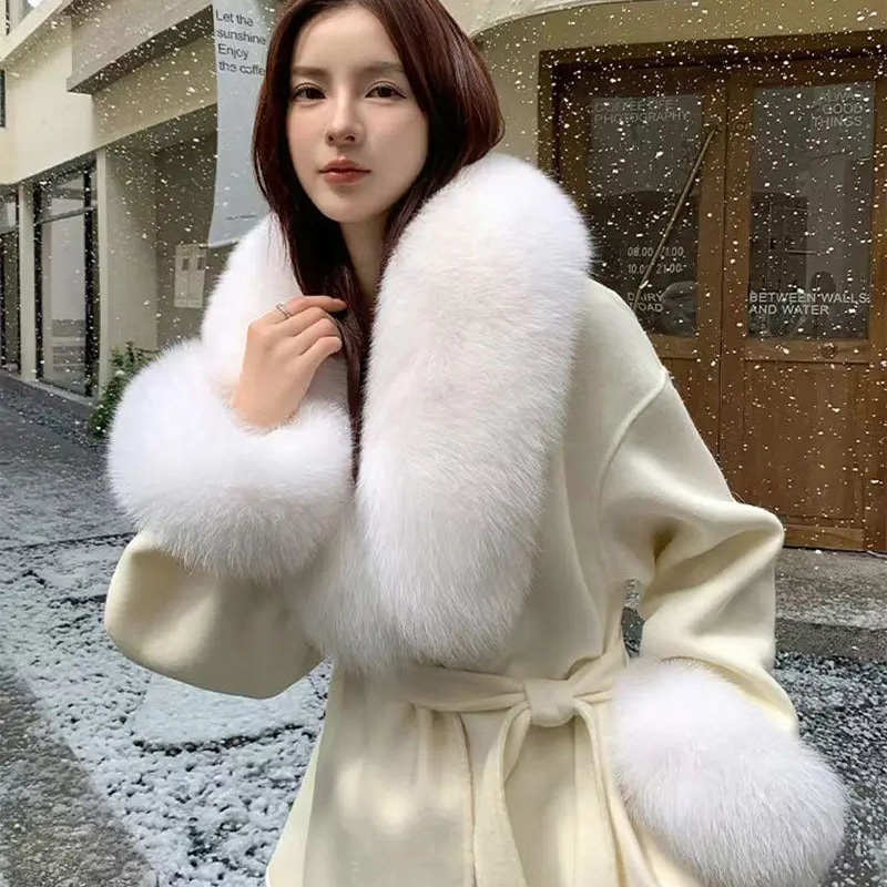 2025 Real Fox Fur Collar Winte - Winter Clothing Women Sale ulasan dan harga