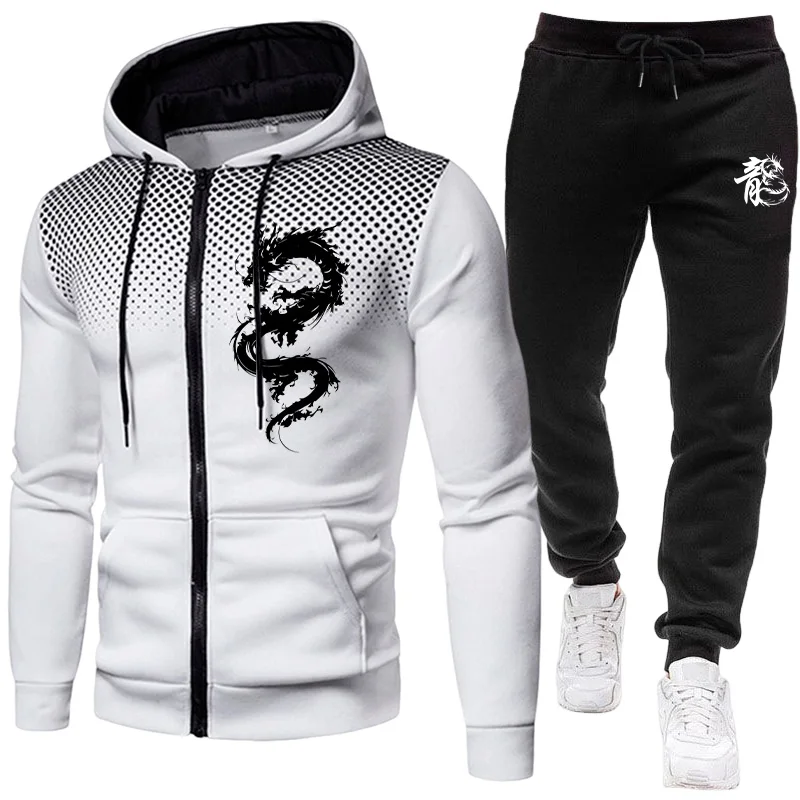 Men's Paris Dragon Pattern Fas - Winter Clothing Clearance ulasan dan harga