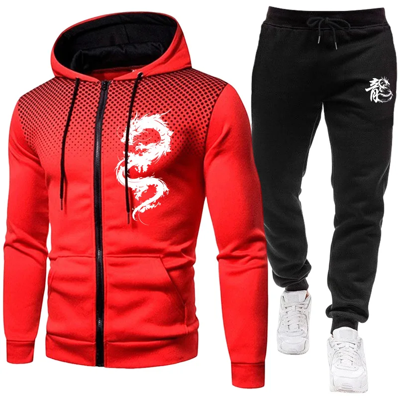 Men's Paris Dragon Pattern Fas - Winter Clothing Clearance ulasan dan harga