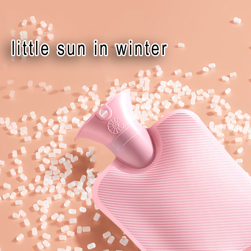 PVC Rubber Hot Water Bottle Wi - Hand Warmer Reusable ulasan dan harga