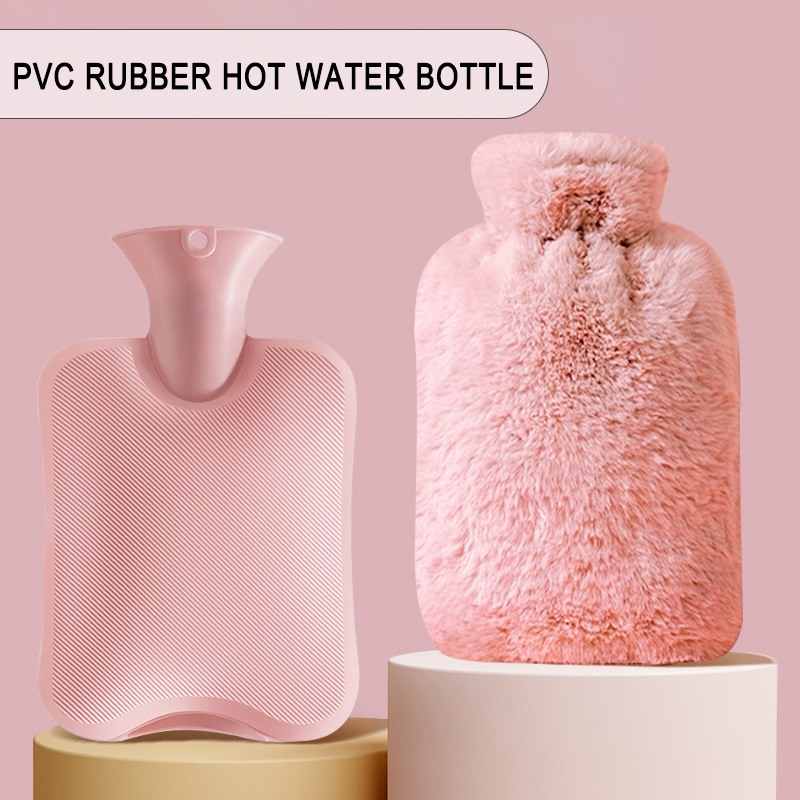 PVC Rubber Hot Water Bottle Wi - Hand Warmer Reusable ulasan dan harga