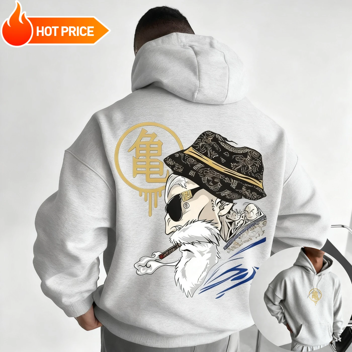 Master Roshi Dragon Ball Saiya - Winter Clothing In Japan ulasan dan harga