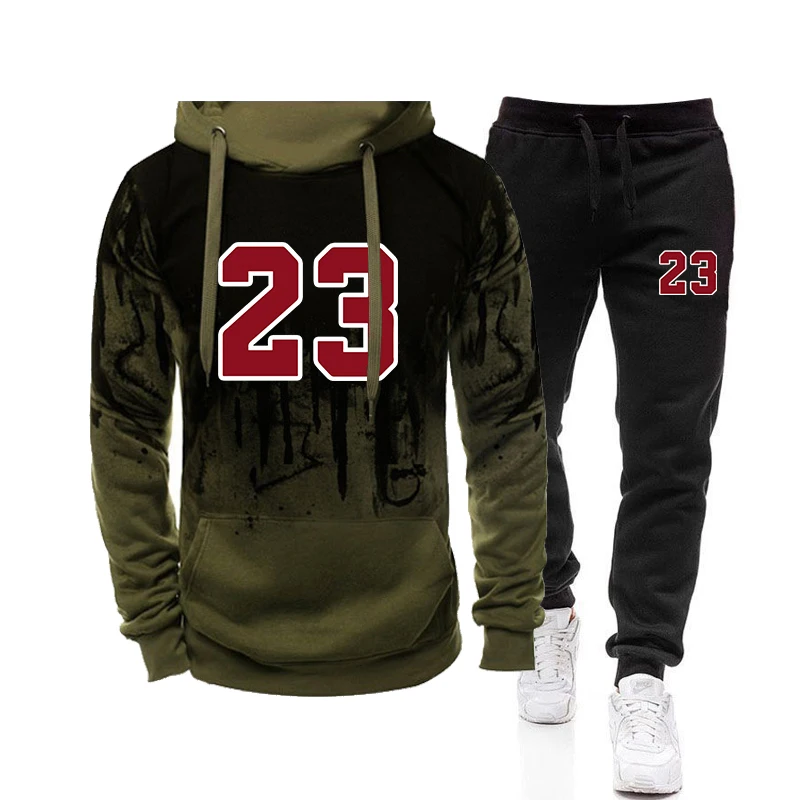 Mens Tracksuit Sports Printing - Winter Clothing Men Sale ulasan dan harga