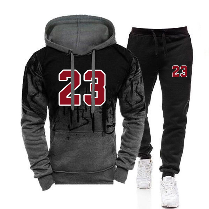 Mens Tracksuit Sports Printing - Winter Clothing Men Sale ulasan dan harga