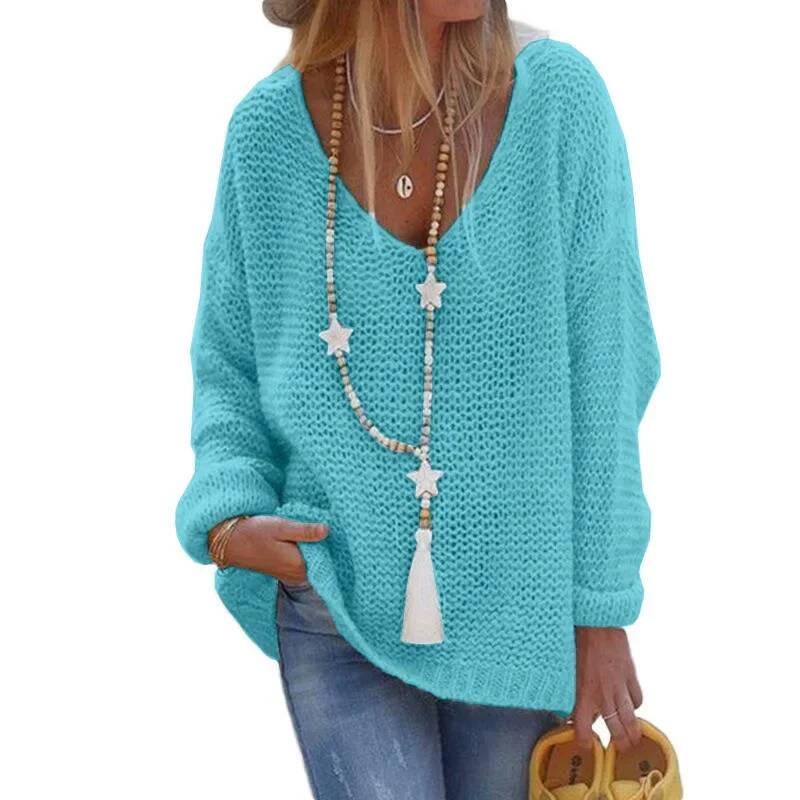 2026 New Women's Knitted V-Nec - Winter Clothing Amazon ulasan dan harga
