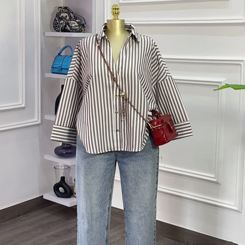 Blouses Women Shirt Turn Down  - Y2K Winter Clothing ulasan dan harga