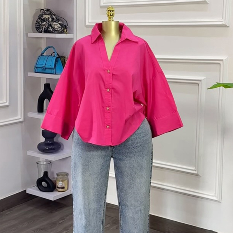 Blouses Women Shirt Turn Down  - Y2K Winter Clothing ulasan dan harga