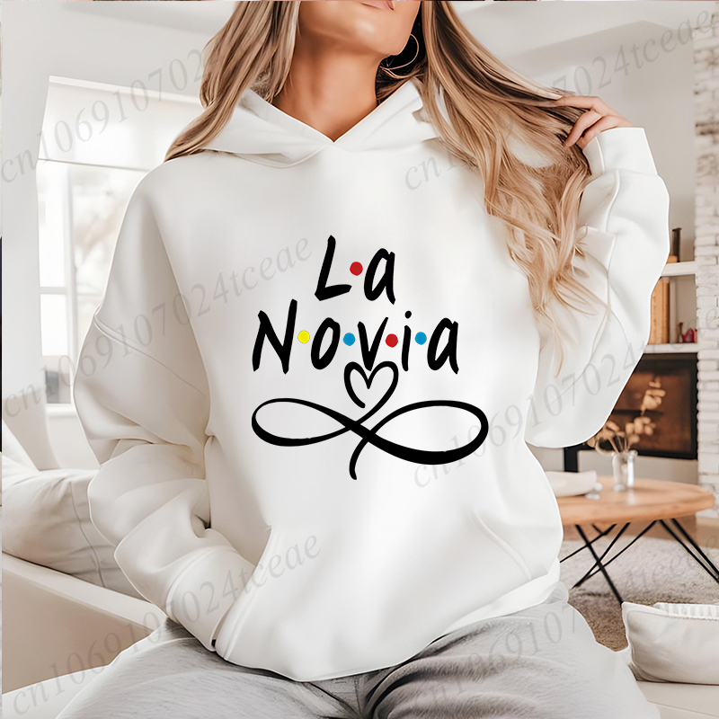 La Novia Graphic Hoodie for No - Winter Clothing In Spanish ulasan dan harga